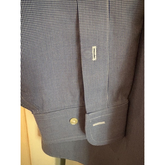 Brooks Brothers Regent 17.5 34/35 100% Cotton Non-Iron Dress Shirt Blue Button D - Picture 4 of 5